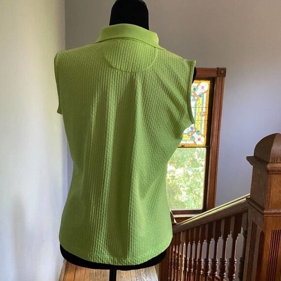 Chartreuse EP Pro Sleeveless Golf / Tennis Shirt - Med. - Picture 2 of 7
